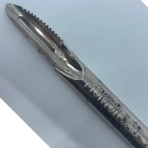 Vintage Morton Salt Peeler Kitchen Utensil "When It Rains It Pours" Made in USA
